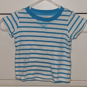 3 for $10! Carter's Newborn Blue Striped T-shirt